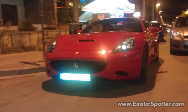 Ferrari California spotted in THESSALONIKI, Greece