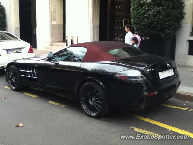 Mercedes SLR spotted in Paris, France