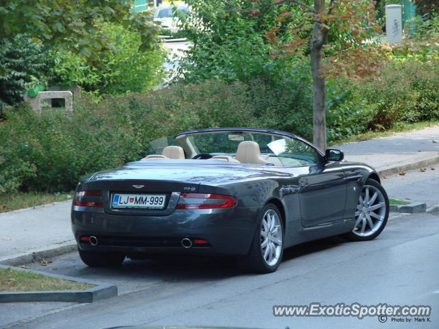 Aston Martin DB9 spotted in Ljubljana, Slovenia