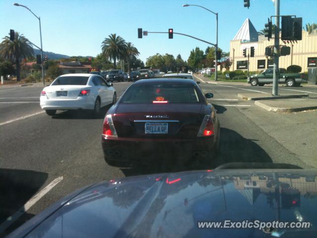 Maserati Quattroporte spotted in Sonoma, California
