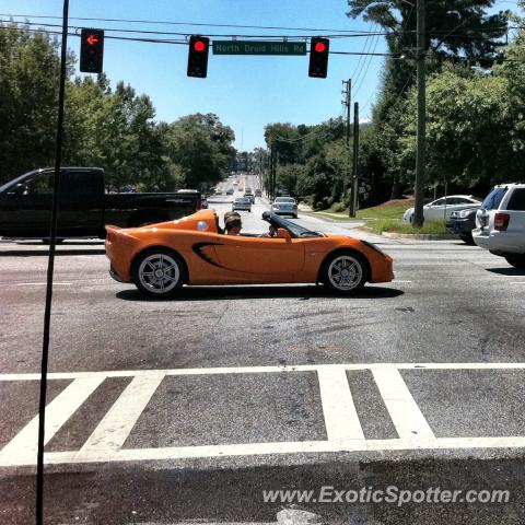 Lotus Elise spotted in Atlanta, Georgia
