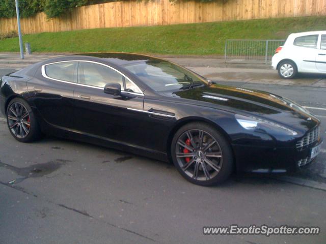 Aston Martin Rapide spotted in Cardiff, United Kingdom