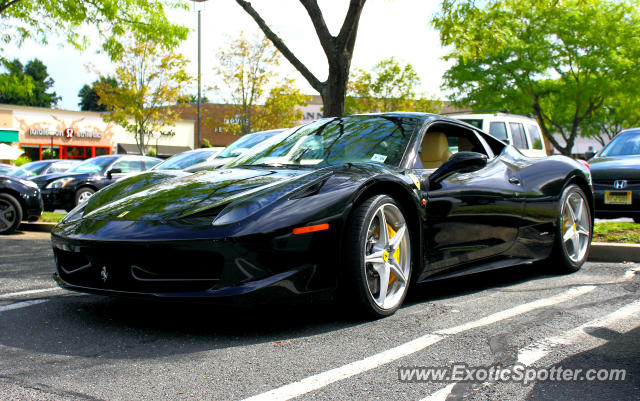 Ferrari 458 Italia spotted in Red Bank, New Jersey