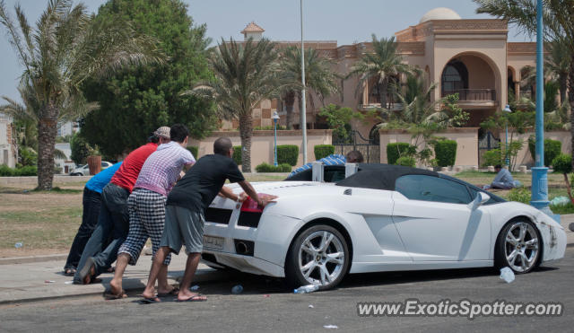 Lamborghini Gallardo spotted in Jeddah, Saudi Arabia