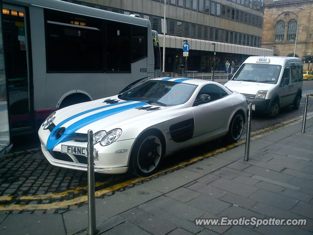 Mercedes SLR spotted in Glasgow, United Kingdom