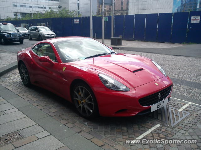 Ferrari California spotted in Glasgow, United Kingdom