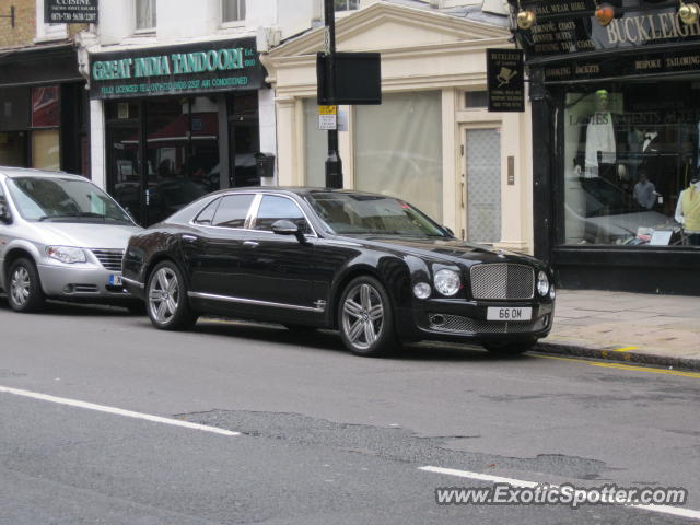 Bentley Mulsanne spotted in London, United Kingdom