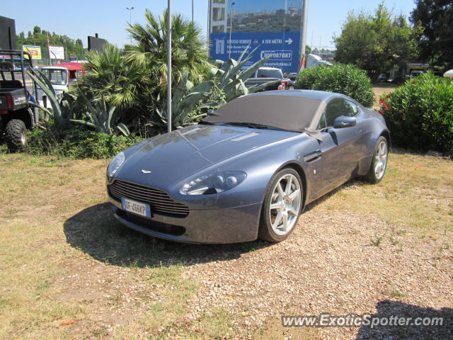 Aston Martin Vantage spotted in Rome, Italy