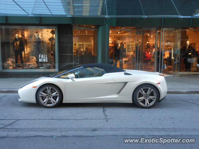 Lamborghini Gallardo spotted in Toronto, Canada