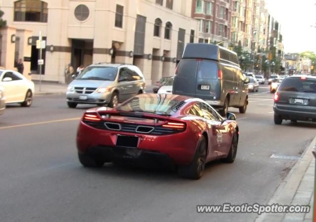 Mclaren MP4-12C spotted in Toronto, Canada