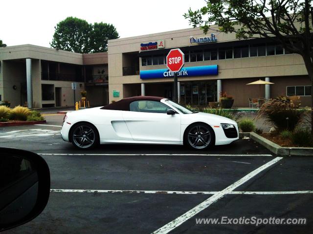 Audi R8 spotted in La Jolla, California