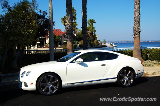 Bentley Continental spotted in Coronado, California