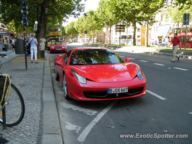 Ferrari 458 Italia spotted in Berlin, Germany