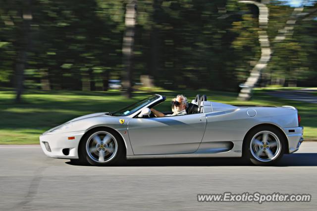 Ferrari 360 Modena spotted in Saratoga Springs, New York