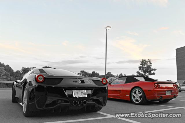 Ferrari 458 Italia spotted in Saratoga Springs, New York