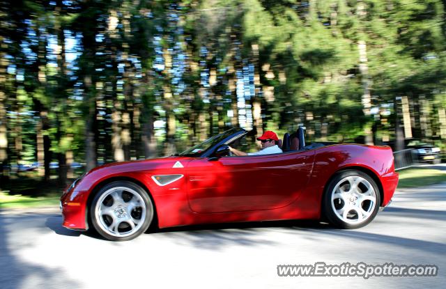 Alfa Romeo 8C spotted in Saratoga Springs, New York