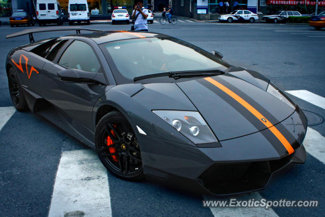 Lamborghini Murcielago spotted in Beijing, China