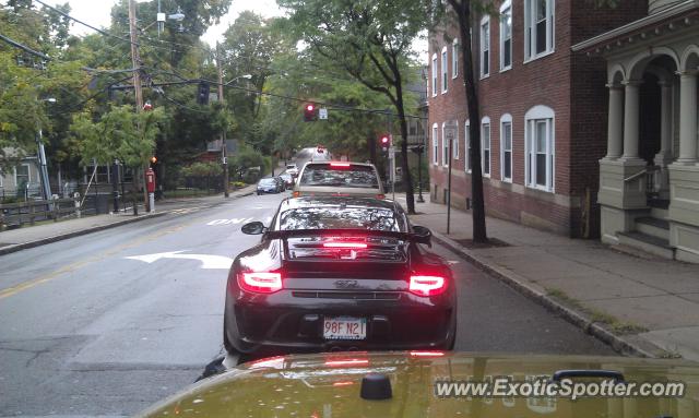 Porsche 911 GT3 spotted in Brookline, Massachusetts