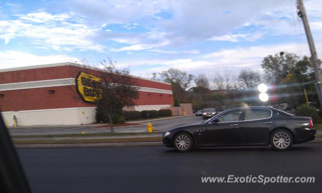 Maserati Quattroporte spotted in Dedham, Massachusetts