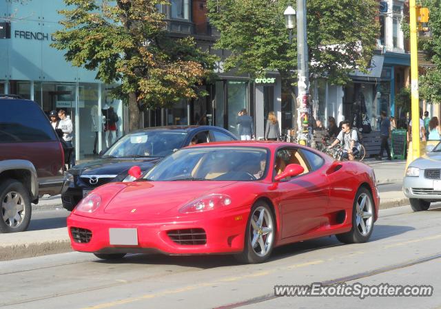 Ferrari 360 Modena spotted in Toronto, Canada