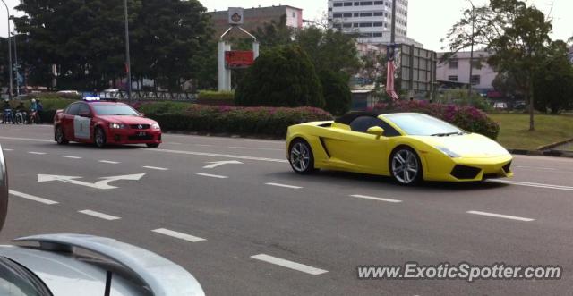 Lamborghini Gallardo spotted in Kluang, Malaysia