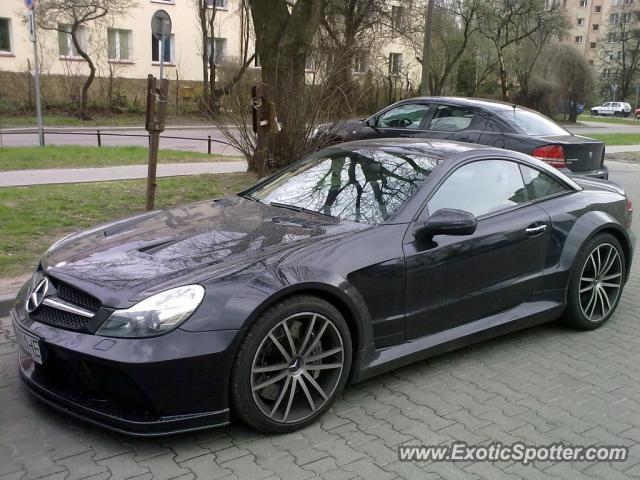 Mercedes SL 65 AMG spotted in Warsaw, Poland