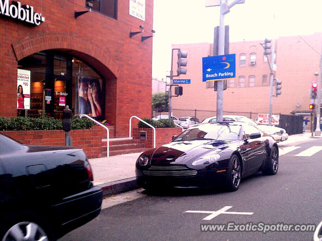 Aston Martin Vantage spotted in Santa Monica, California