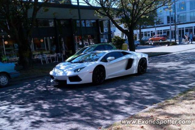 Lamborghini Aventador spotted in Vancouver, BC, Canada