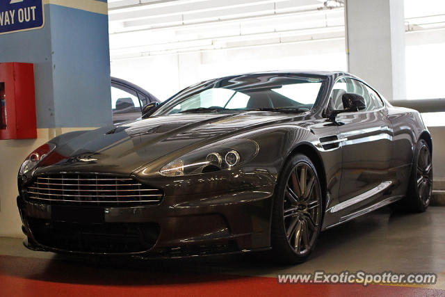 Aston Martin DBS spotted in Changi Airport, Singapore