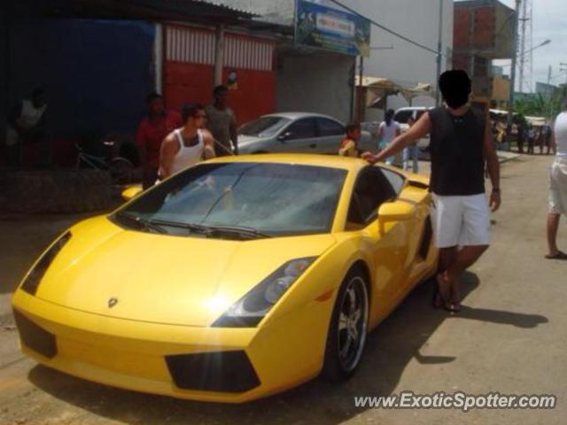 Lamborghini Gallardo spotted in Tucacas, Venezuela