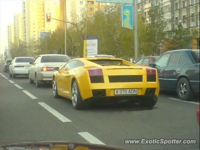 Lamborghini Gallardo spotted in Almaty, Kazakhstan