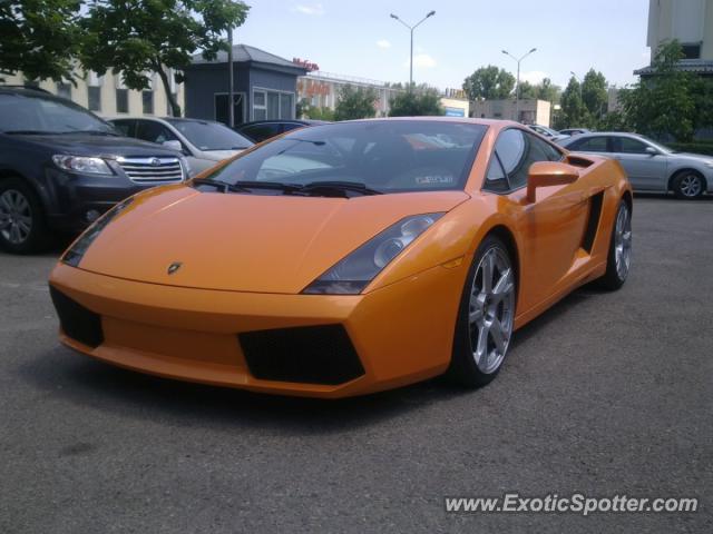 Lamborghini Gallardo spotted in Almaty, Kazakhstan