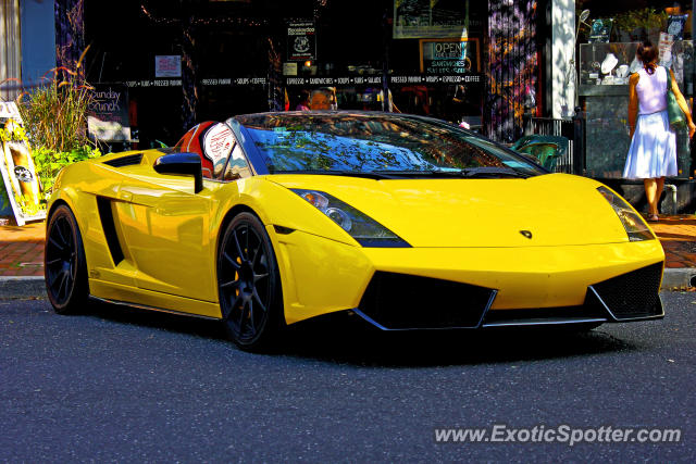 Lamborghini Gallardo spotted in Asbury Park, New Jersey