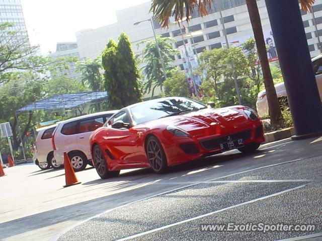 Ferrari 599GTB spotted in Jakarta, Indonesia