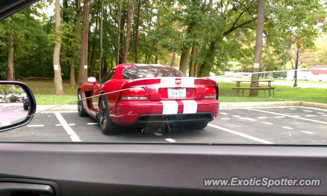Dodge Viper spotted in Fairfax, Virginia