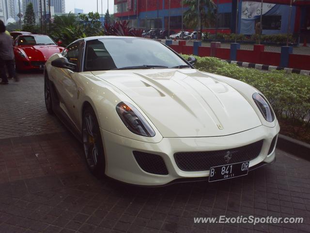 Ferrari 599GTB spotted in Jakarta, Indonesia