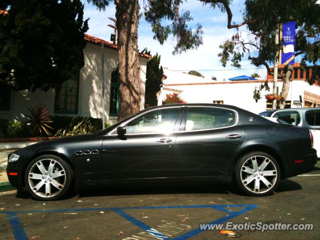 Maserati Quattroporte spotted in La Jolla, California