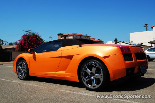 Lamborghini Gallardo spotted in San Diego, California