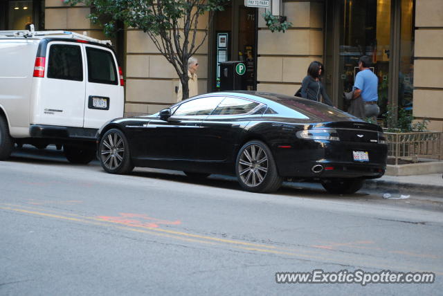 Aston Martin Rapide spotted in Chicago, Illinois