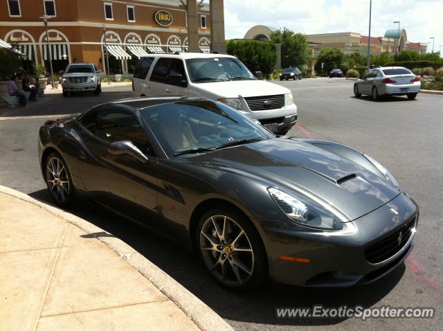 Ferrari California spotted in San Antonio, Texas