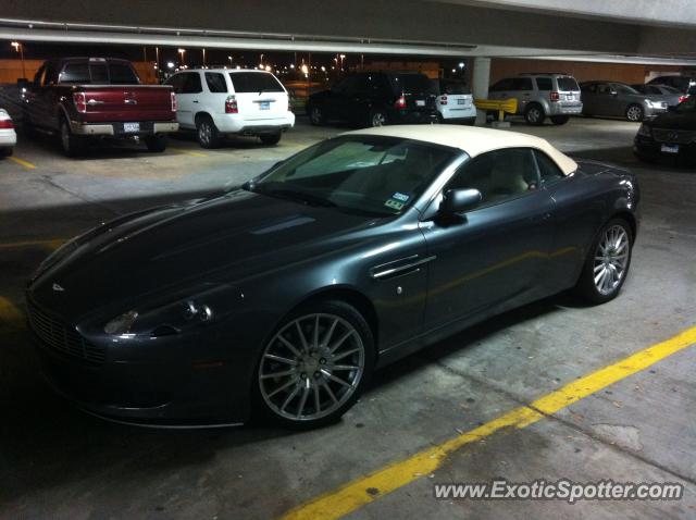 Aston Martin DB9 spotted in Houston, Texas