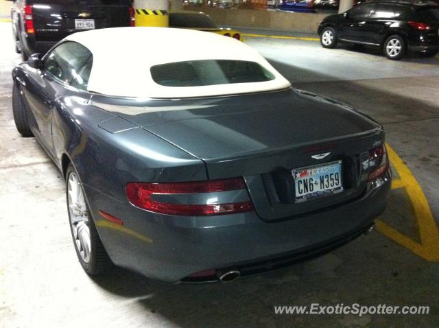 Aston Martin DB9 spotted in Houston, Texas