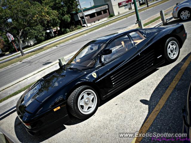 Ferrari Testarossa spotted in Winnipeg, Manitoba, Canada