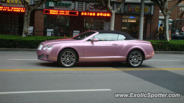 Bentley Continental spotted in SHANGHAI, China