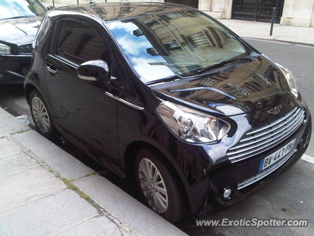 Aston Martin Cygnet spotted in Paris, France