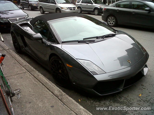 Lamborghini Gallardo spotted in Montreal, Canada