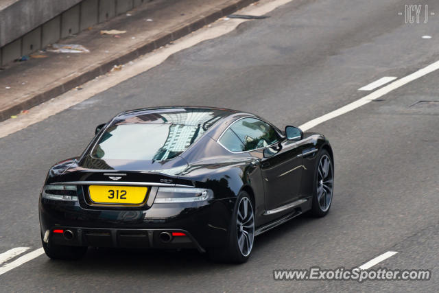 Aston Martin DBS spotted in Hong Kong, China