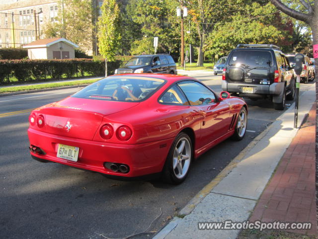 Ferrari 550 spotted in Montclair, New Jersey