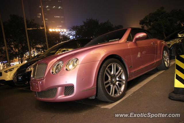 Bentley Continental spotted in Beijing, China