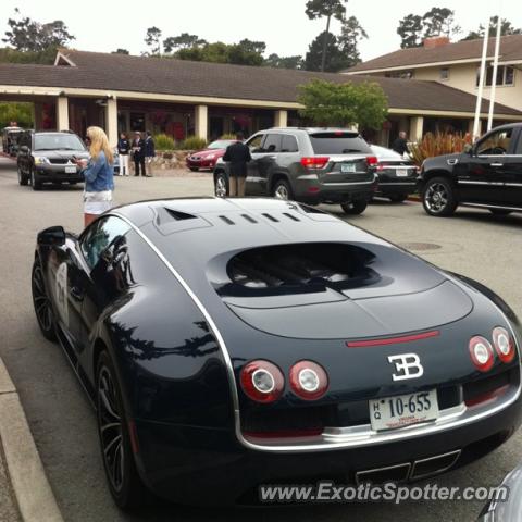 Bugatti Veyron spotted in Pebble Beach, California